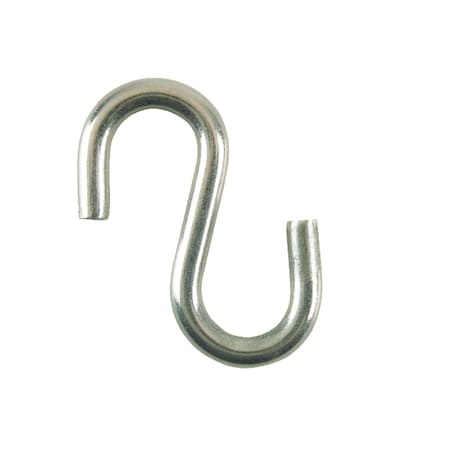 Small Stainless Steel 3 In. L S-Hook 250 Lb